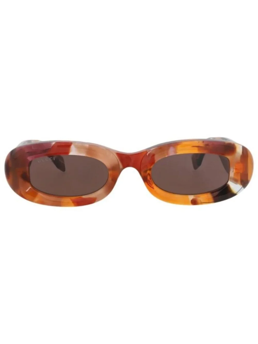 New Gucci Womens Round/Oval Havana Havana Brown Fashion Designer Sunglasses